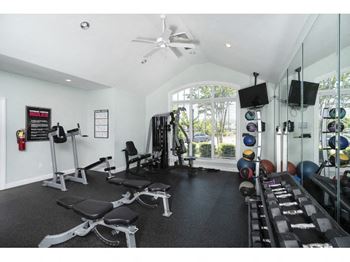 24 Hour Fitness Center with Free Weights